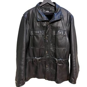 Vintage Fermin Motorcycle jacket, lined heavy leather